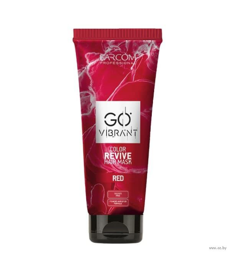Farcom Фарком Professional Go Vibrant Маска для волос оттеночная, тон красный, 200 мл
