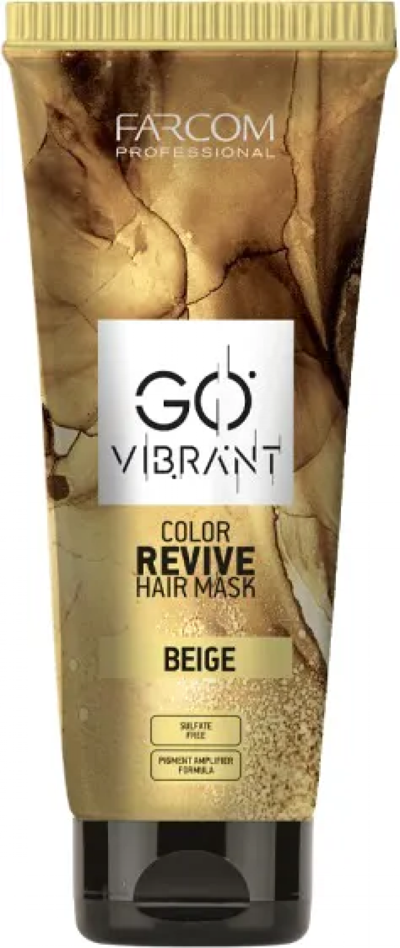 Farcom Фарком Professional Go Vibrant Маска для волос оттеночная, тон беж, 200 мл