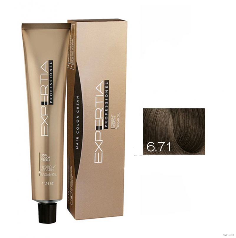 6.71 FARCOM Фарком EXPERTIA PROFESSIONEL Крем-краска для волос/Hair Color Cream, 100 мл