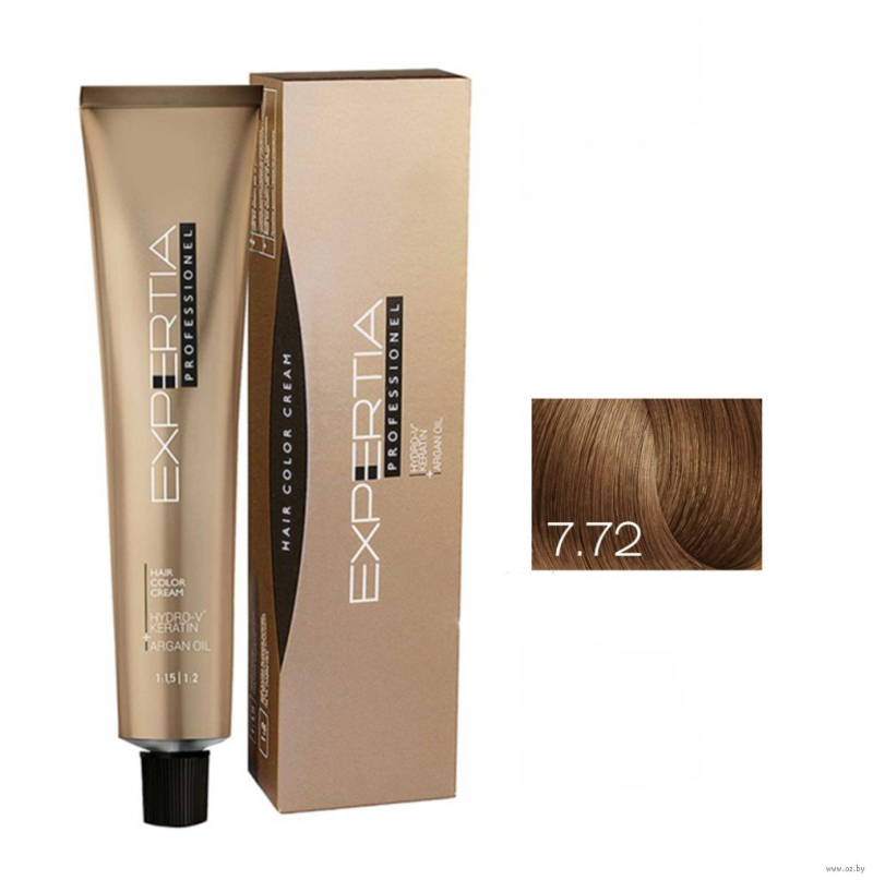 7.72 FARCOM Фарком EXPERTIA PROFESSIONEL Крем-краска для волос/Hair Color Cream, 100 мл