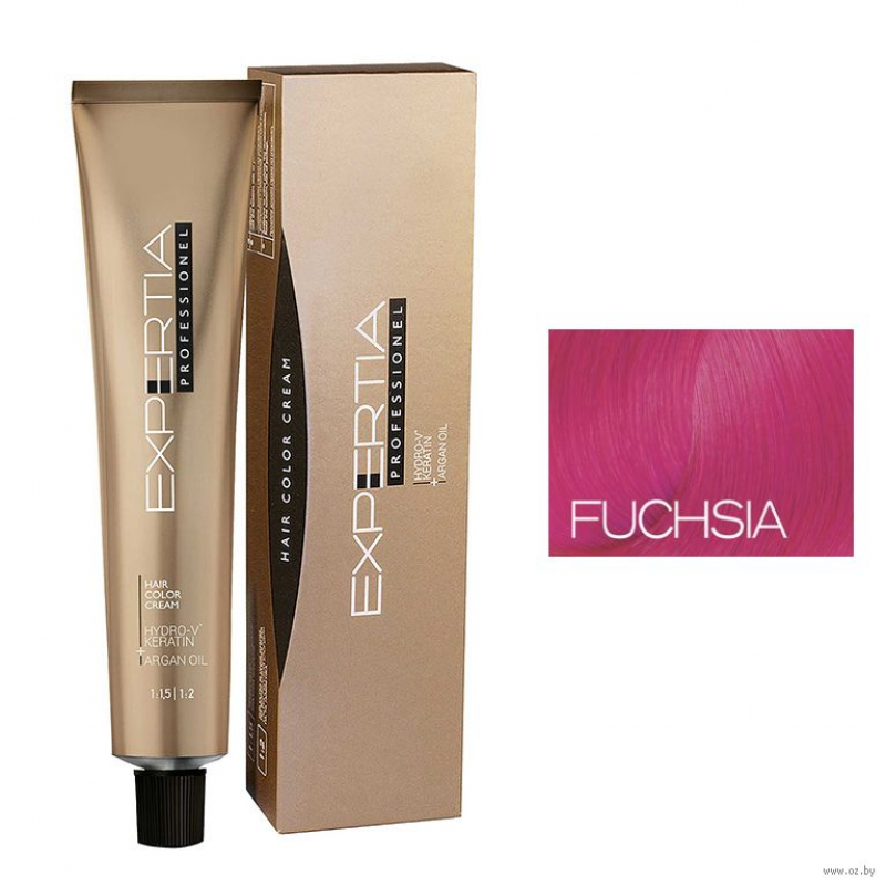 Fuchsia/Фуксия FARCOM Фарком EXPERTIA PROFESSIONEL Fashion Colors Крем-краска для волос, 100мл