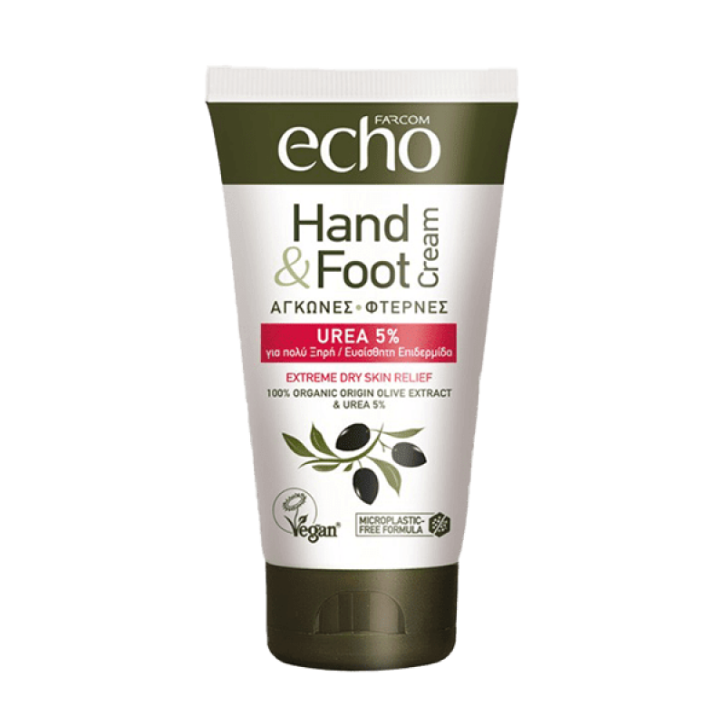 FARCOM Фарком ECHO UREA 5 % Крем для рук и ног с мочевиной и экстрактом оливы, 75 мл