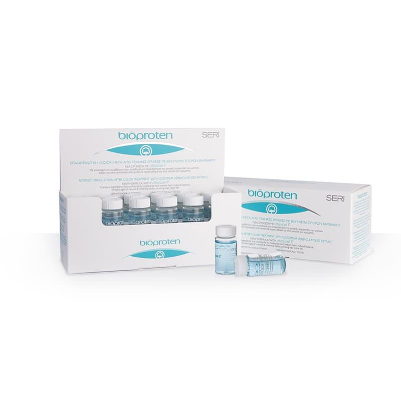 Farcom Фарком Professional Seri Bioproten Восстанавливающий лосьон для химически обработанных волос 12*10 мл.