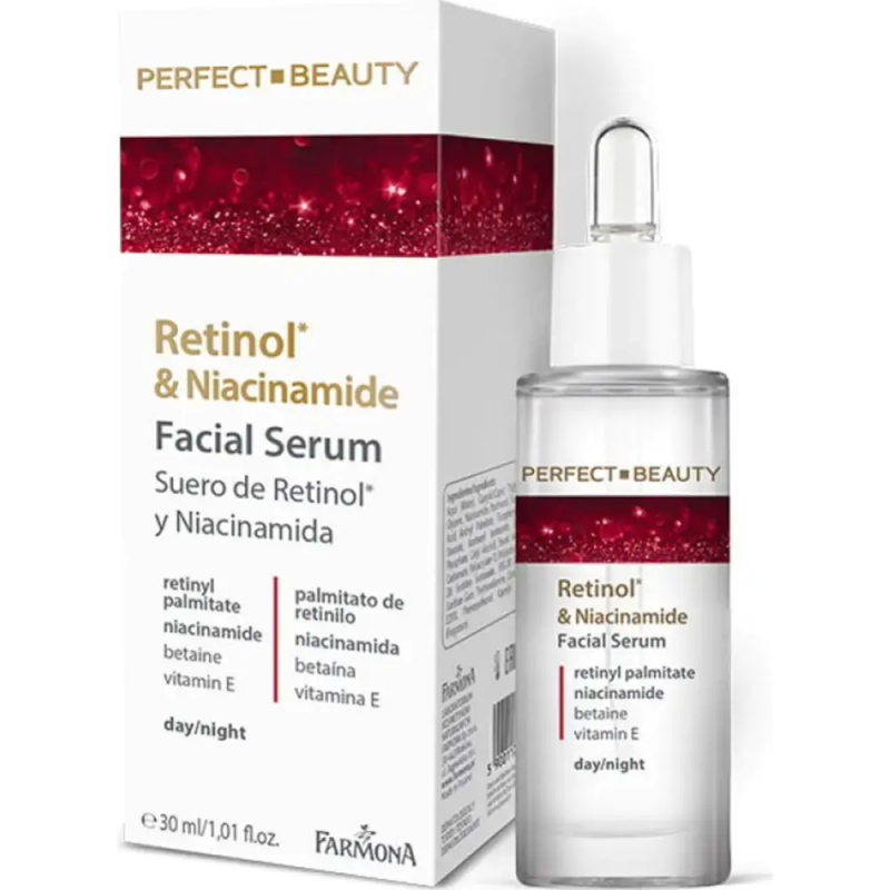 Farmona Фармона PERFECT BEAUTY Крем сыворотка c ретинолом и ниацинамидом на день/ночь(против морщин), 30мл