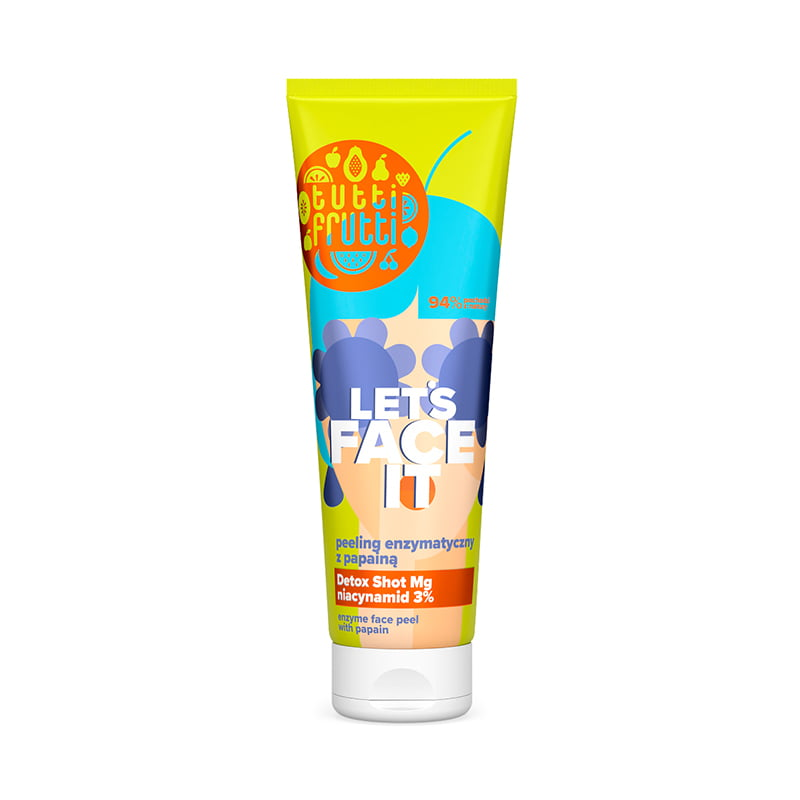 Farmona Фармона Tutti Frutti Let's Face It Энзимный скраб для лица с папаином, 100 мл