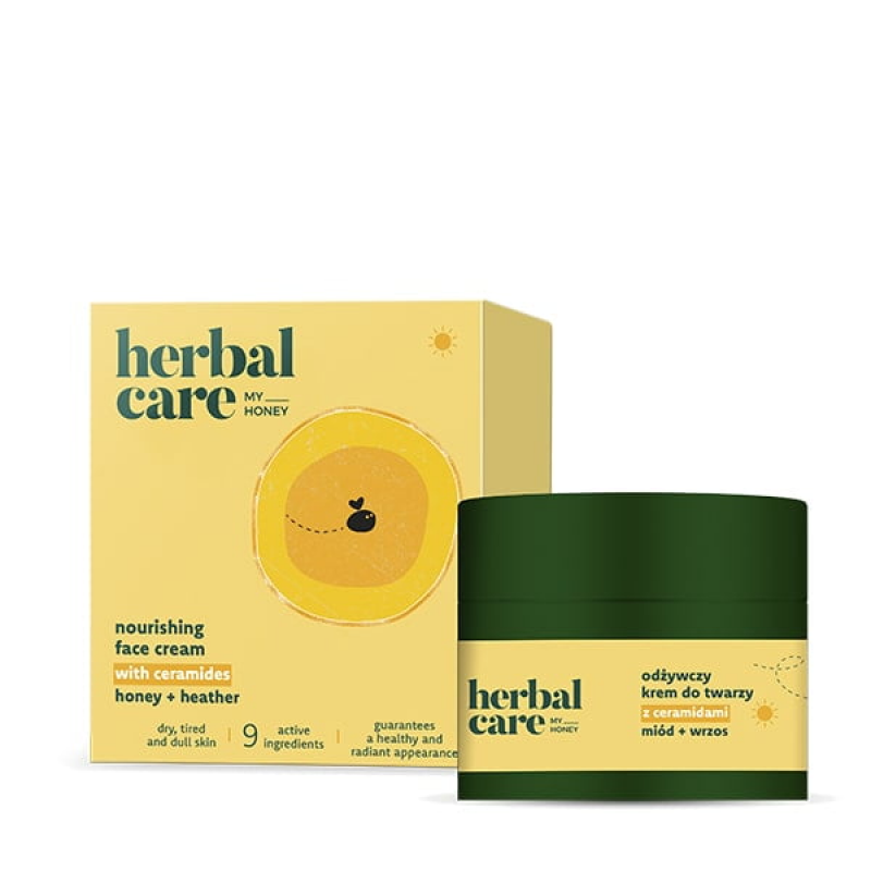 Farmona Фармона HERBAL CARE MY HONEY питательный крем для лица с керамидами Мед + Вереск, 50 мл