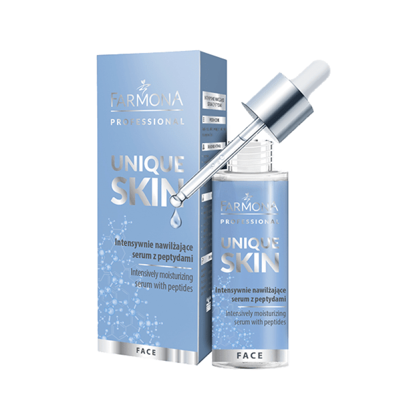 Farmona Фармона UNIQUE SKIN Интенсивно увлажняющая Сыворотка для лица с пептидами, 30 мл