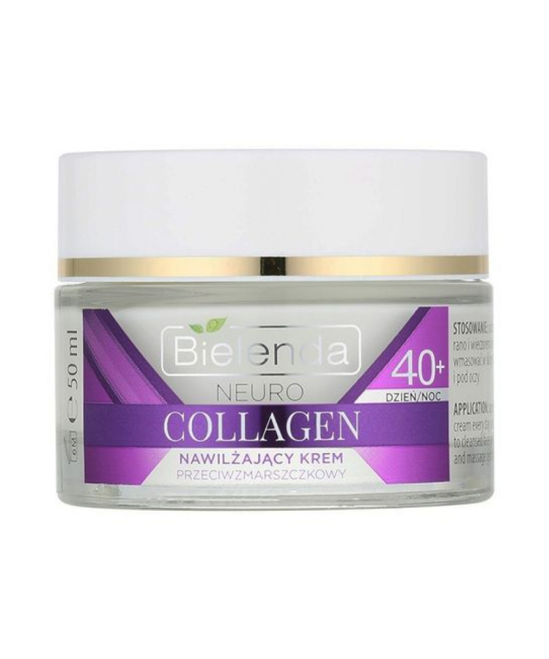 BIELENDA Биленда NEURO COLLAGEN Увлажняющий крем против морщин 40+ дневной/ночной, 50 мл