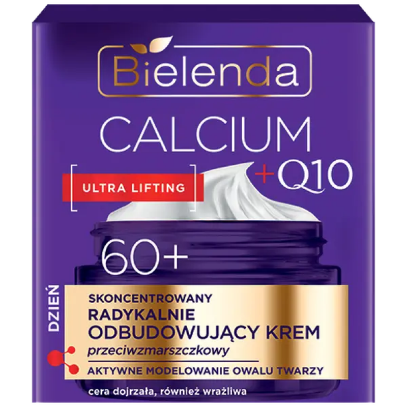 BIELENDA Биленда CALCIUM + Q10 Концентр радикально восстанавливливающий крем против морщин дневной 60+, 50 мл