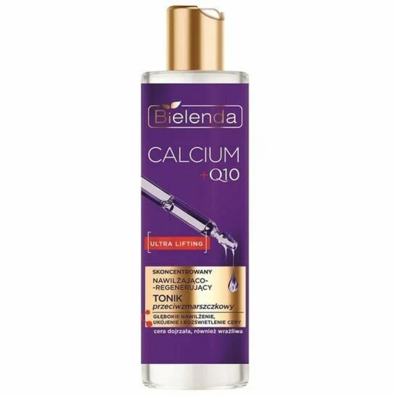 BIELENDA Биленда CALCIUM + Q10 Концентрированный увлажняющий и регенерирующий тоник против морщин 200 мл