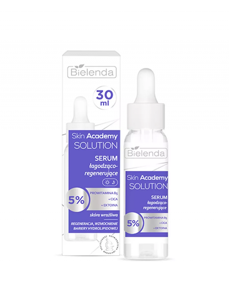 BIELENDA Биленда SKIN ACADEMY SOLUTION успокаивающая и регенерирующая сыворотка, 30 мл