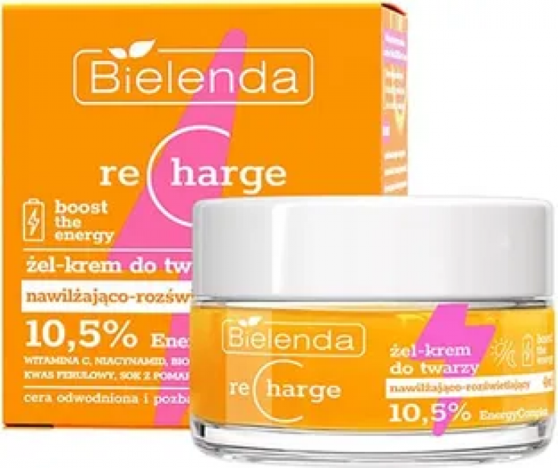 BIELENDA Биленда RECHARGE boost the energy 4in1 увлажняющий крем для лица, 50 мл