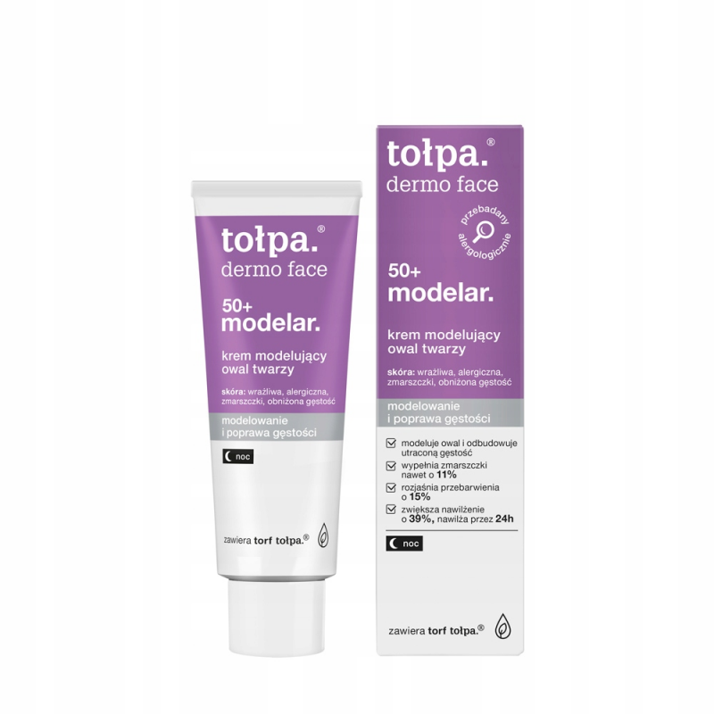 TOLPA Толпа DERMO FACE MODELAR 50+ моделирующий ночной крем, 40 мл