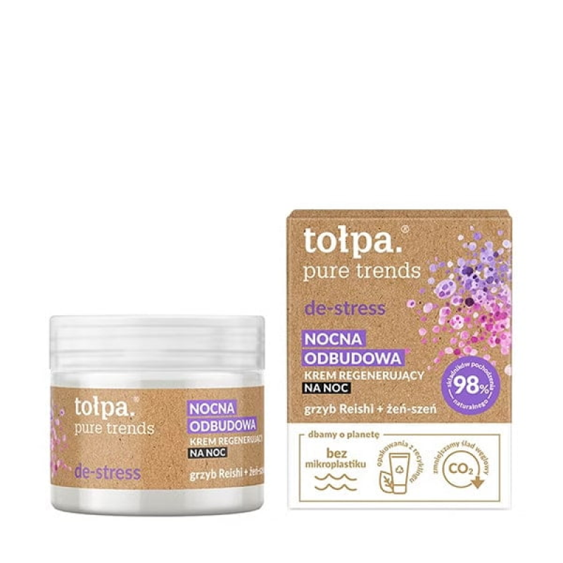 TOLPA Толпа PURE TRENDS DE-STRESS антиоксидантный ночной крем, 50 мл