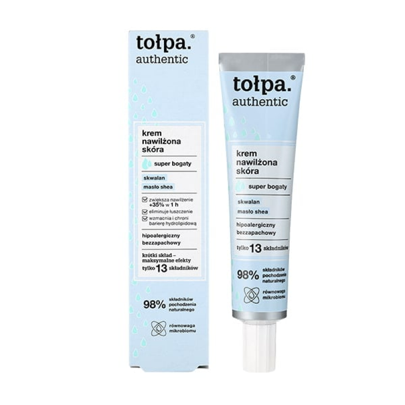 TOLPA Толпа AUTHENTIC увлажняющий крем для кожи супер насыщенный, 40 мл