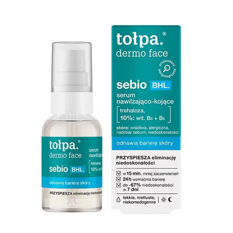 TOLPA Толпа DERMO FACE SEBIO BHL увлажняющая и успокаивающая сыворотка, 30 мл