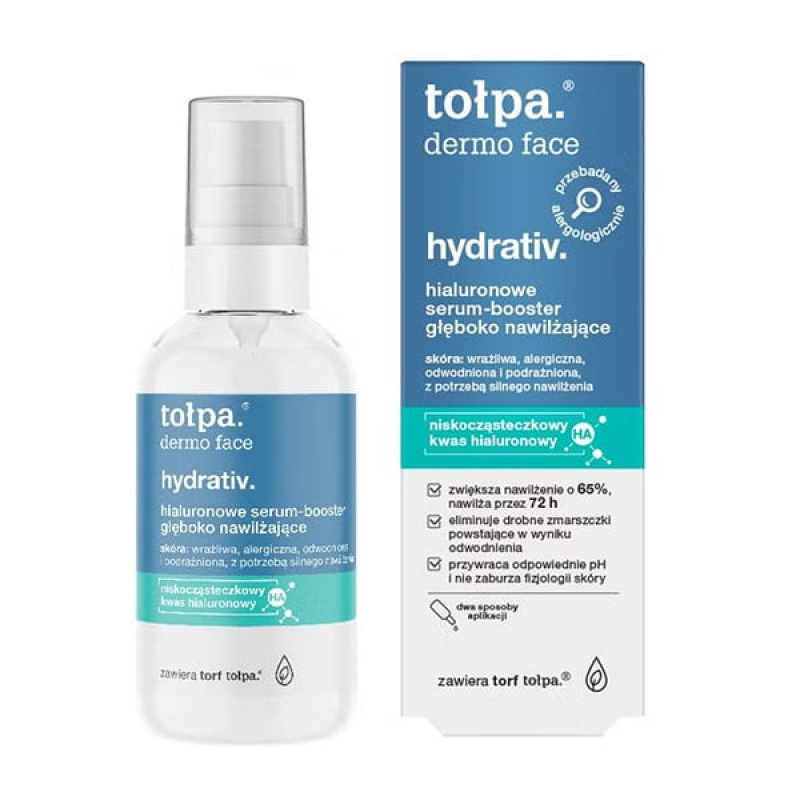 TOLPAТолпа DERMO FACE HYDRATIV гиалуроновая сыворотка-бустер увлажняющая, 75 мл