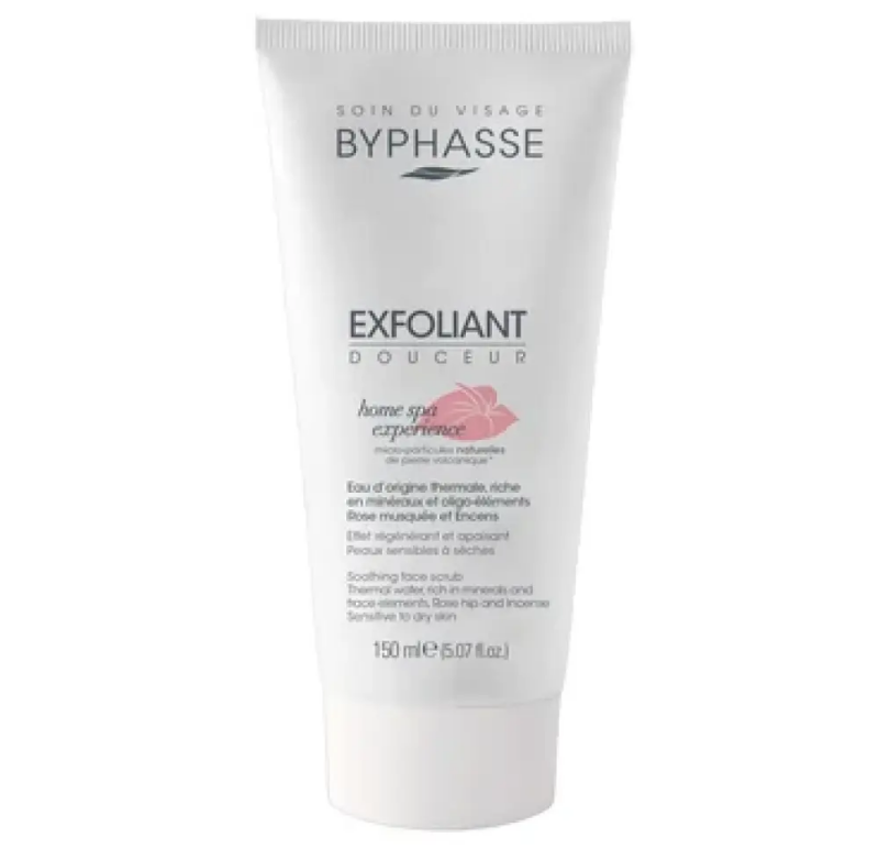 BYPHASSE Байфаз Успокаивающий скраб для лица HOME SPA EXPERIENCE д/сухой и чувствительной кожи,150мл