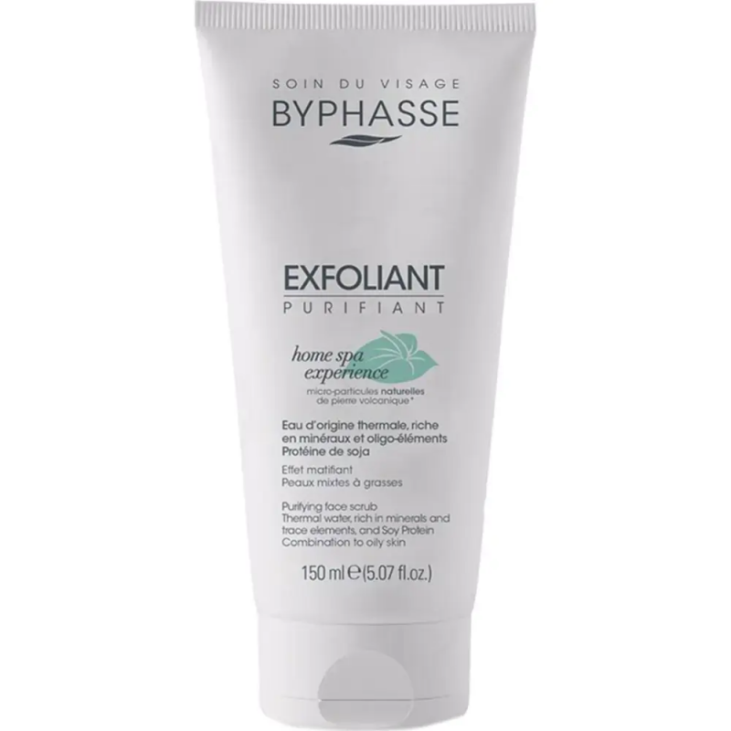 BYPHASSE Байфаз Глубоко очищающий скраб для лица HOME SPA EXPERIENCE для комбинированной и жирной кожи 150мл