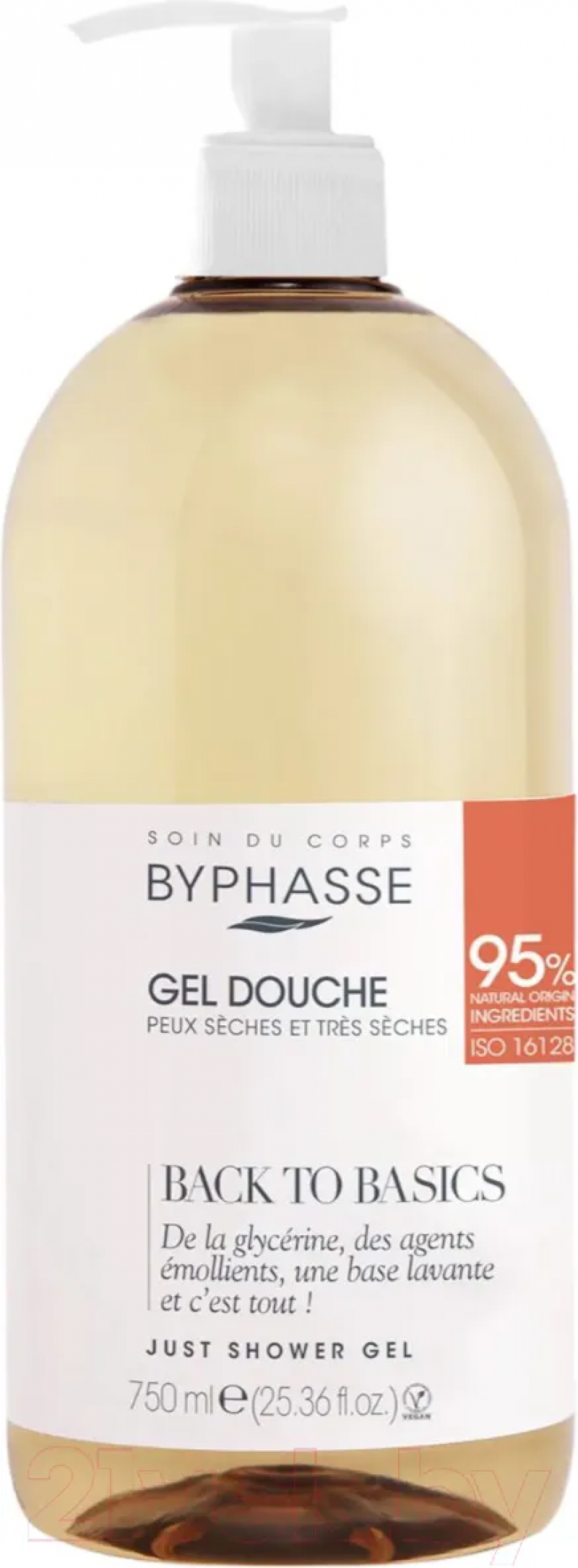 BYPHASSE Байфаз Гель для душа BACK TO BASICS для сухой и очень сухой кожи 750 мл