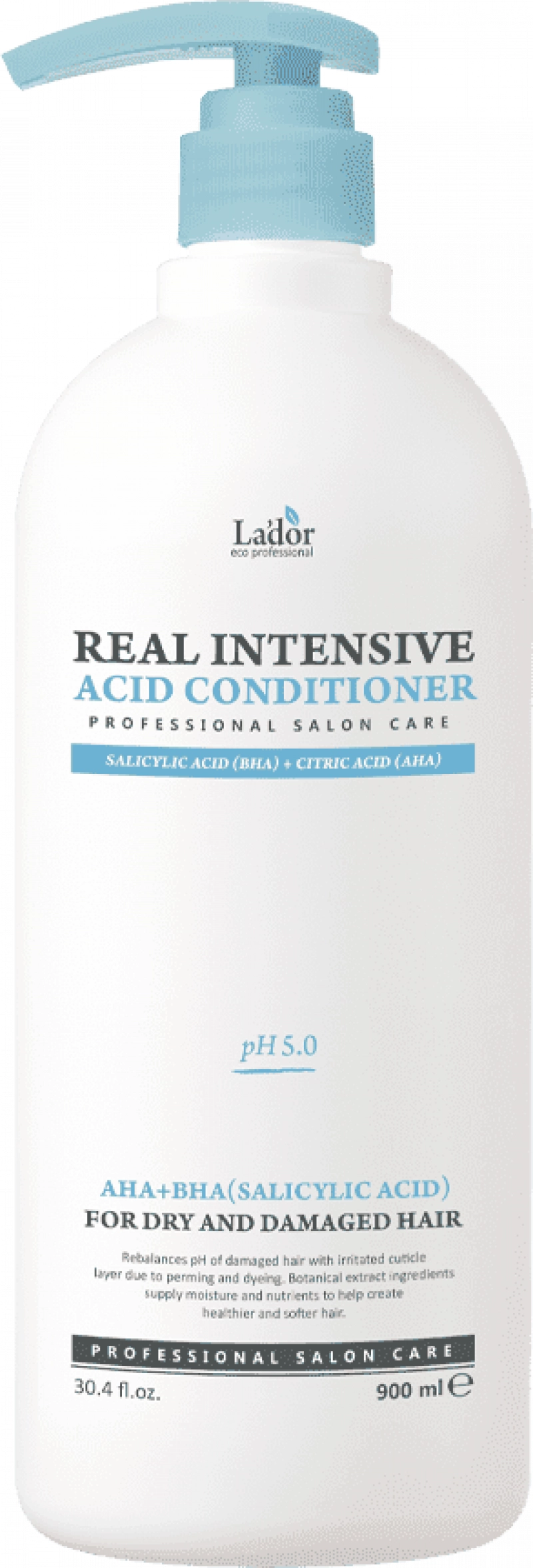 Кондиционер для волос с АНА и ВНА кислотами La'dor (Ладор) Real Intensive Acid Conditioner (900мл)