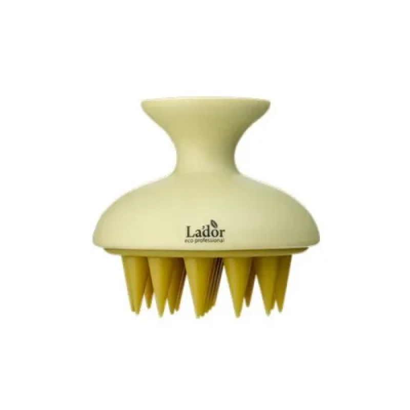 Массажер для мытья волос и кожи головы LA'DOR SCALP MASSAGER SHAMPOO BRUSH (BROWN)