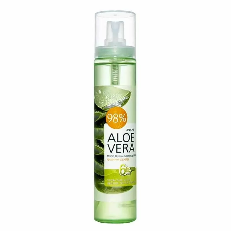 Мист для лица и тела увлажняющий Welcos/Велкос Kwailnara Aloevera Moisture Real Soothing Gel Mist (125мл)