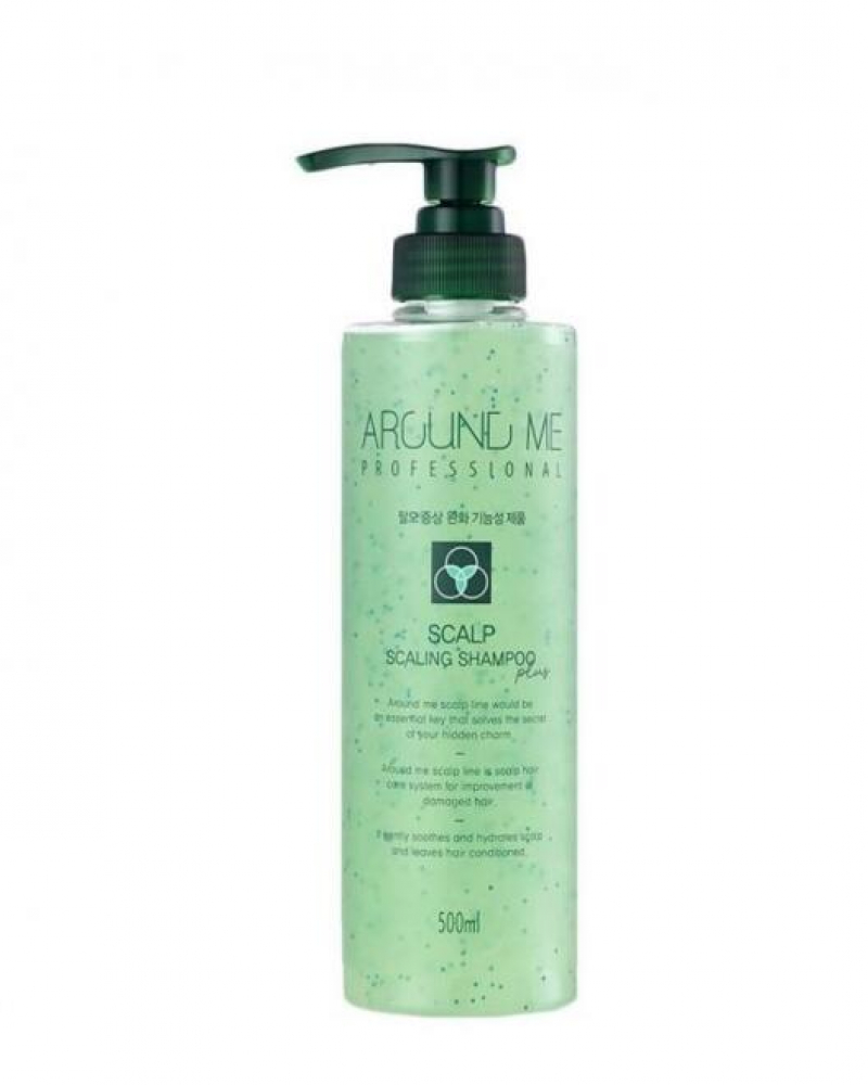 Шампунь-скраб для волос и кожи головы Welcos/Велкос Around Me Scalp Scaling Shampoo (500мл)