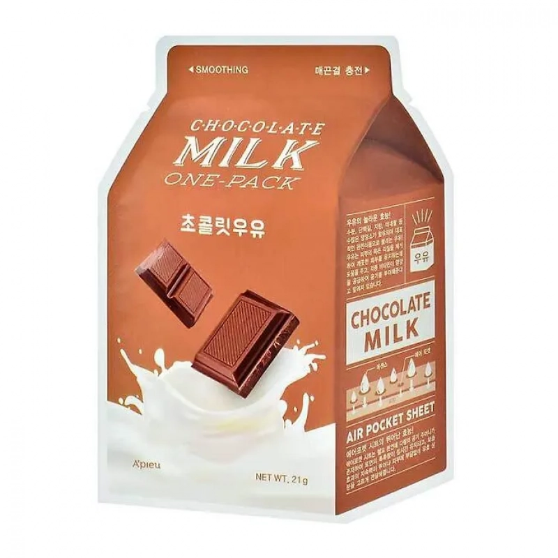 A’Pieu Тканевая маска для лица молочный шоколад Chocolate Milk One-Pack