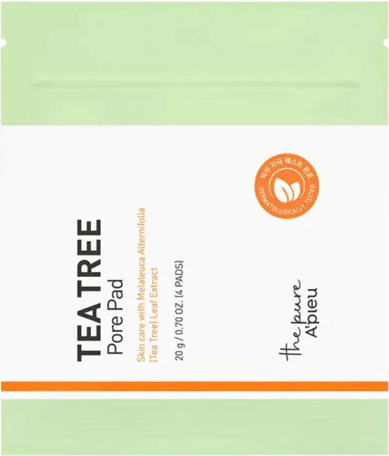 Тонер-педы для проблемной кожи A'pieu The Pure Tea Tree Pore Pad (4шт*20г)