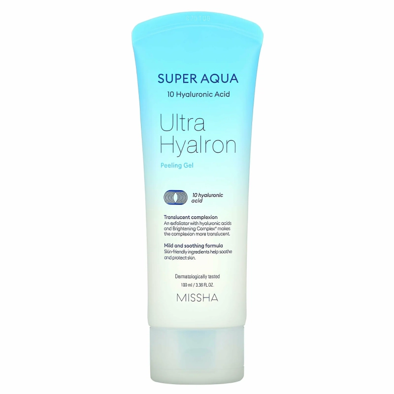 Отшелушивающий гель для лица Missha/Миша Super Aqua Ultra Hyalron Peeling Gel (100мл)