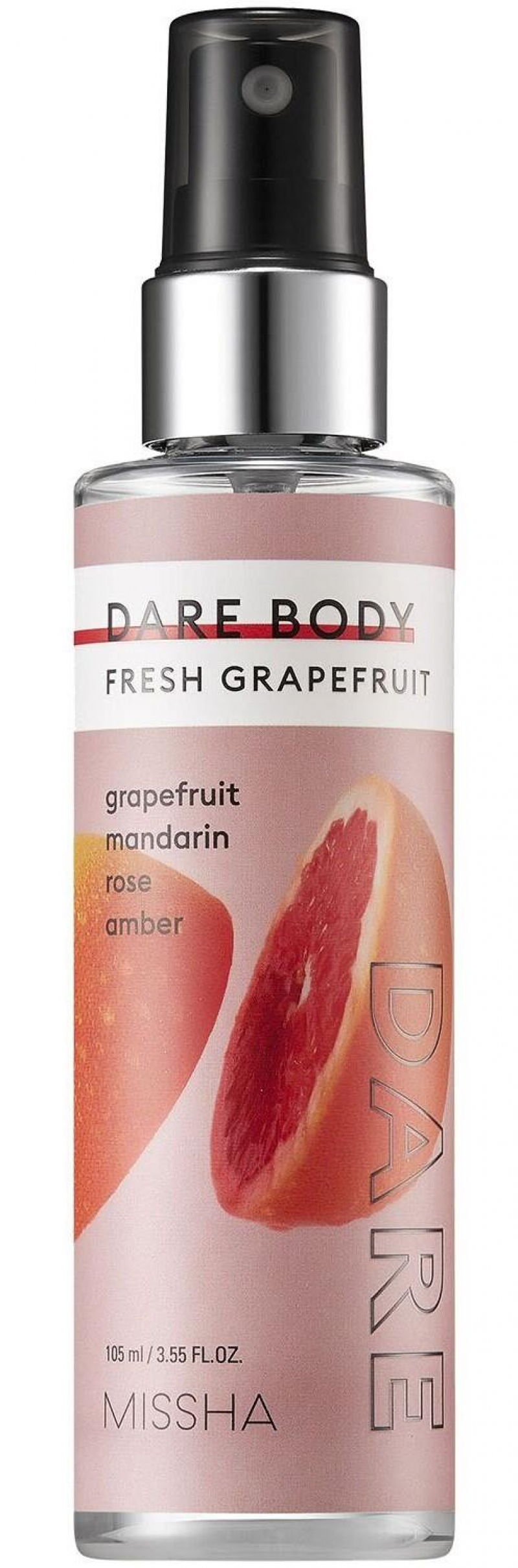Missha/Миша Парфюмированный мист для тела и волос Dare Body Mist Fresh Grapefruit