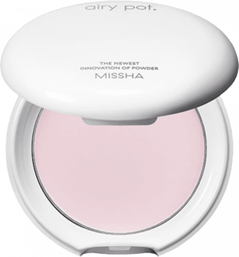 Компактная пудра для лица Missha/Миша Airy Pot Pressed Powder (Pink) (5г)