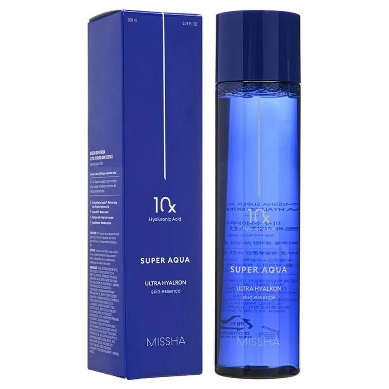 Интенсивно увлажняющая эссенция для лица Missha/Миша Super Aqua Ultra Hyaluron Skin Essence (200мл)