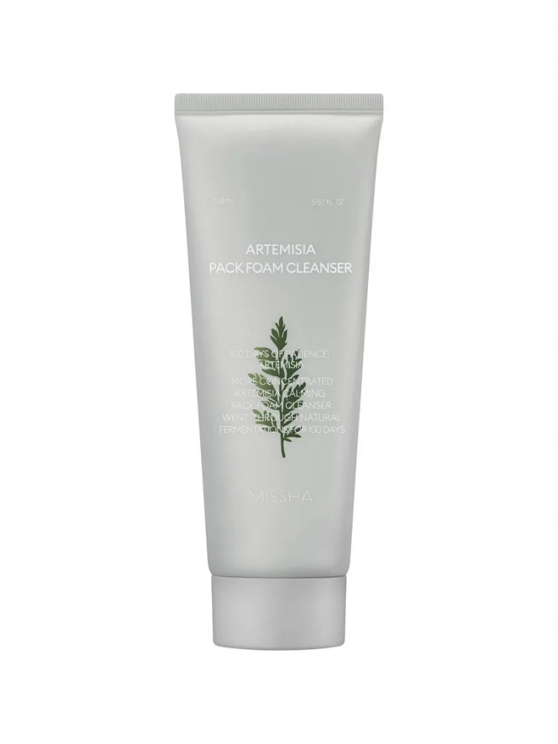 Пенка для умывания с центеллой азиатской Missha/Миша Time Revolution Artemisia Pack Foam Cleanser (150мл)
