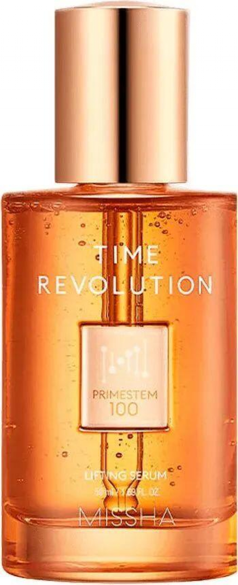 Антивозрастная сыворотка для лица с эффектом лифтинга Missha/Миша Time Revolution Primestem100 Serum (50мл)