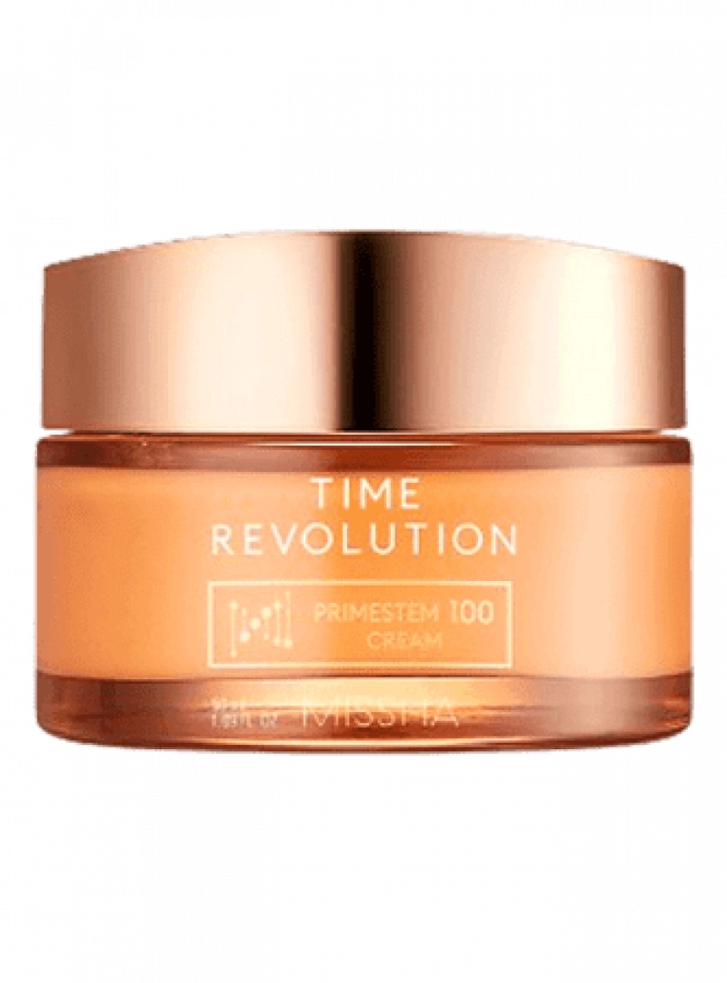 Антивозрастной крем для лица с эффектом лифтинга Missha/Миша Time Revolution Primestem100 Cream (50мл)