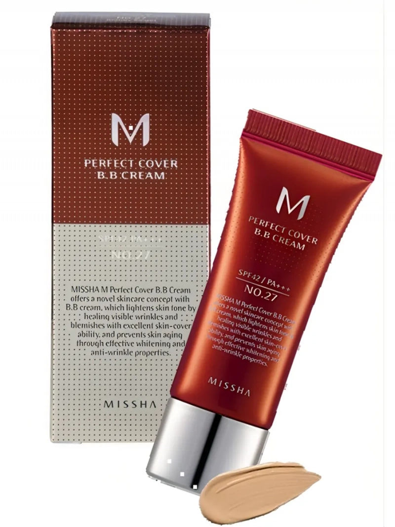 MISSHA/Миша М Perfect Cover BB Cream EX Тональный BB крем Идеальное покрытие SPF42/PA тон 27 20 мл