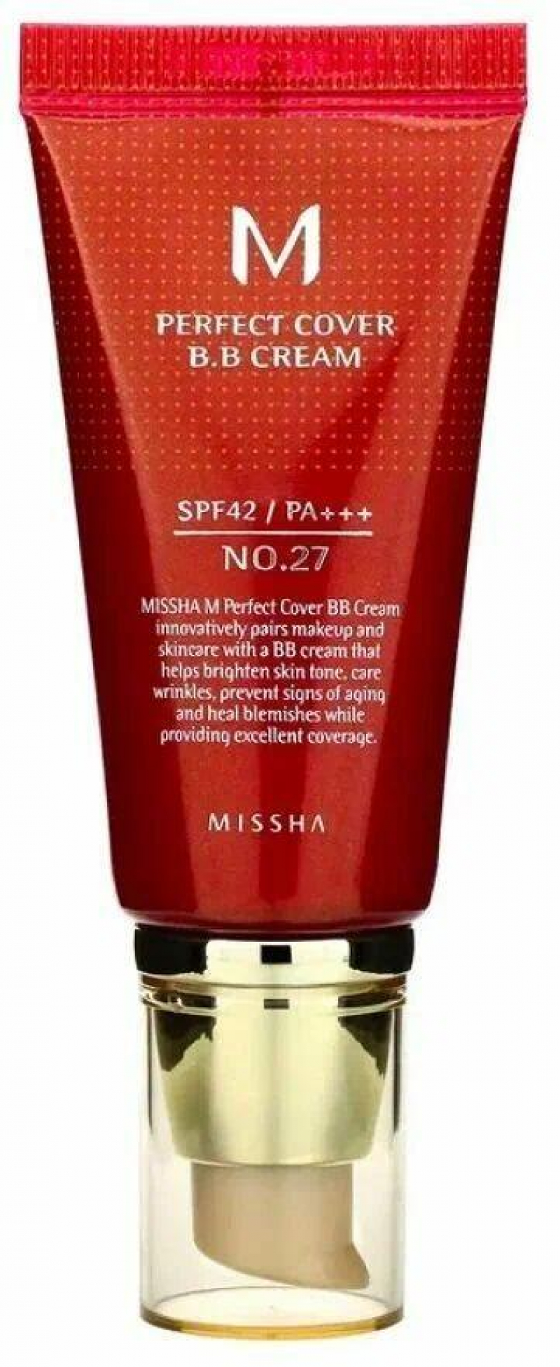 MISSHA/Миша М Perfect Cover BB Cream EX Тональный BB крем Идеальное покрытие SPF42/PA тон 27 50 мл