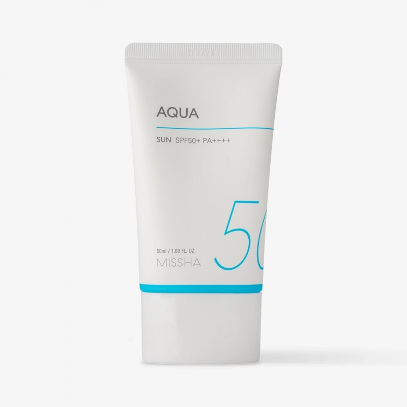 Солнцезащитный гель для лица Missha/Миша All Around Safe Block Aqua Sun SPF 50+/PA++++ (50мл)