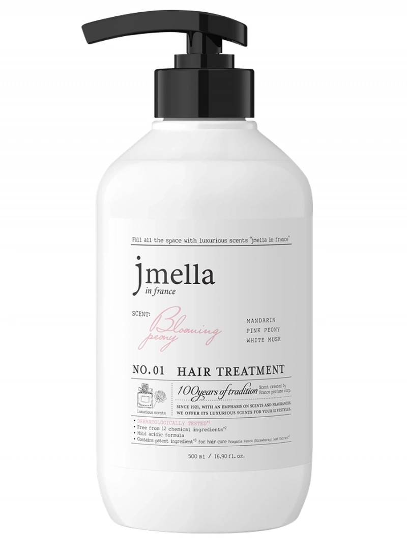 Jmella Парфюмированная маска для всех типов волос In France Blooming Peony Hair Treatment 500 мл