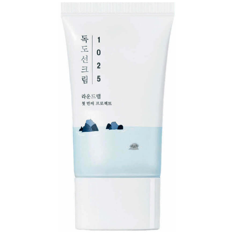 Солнцезащитный крем для проблемной кожи с морской водой Роунд лаб Round Lab 1025 Dokdo Sunscreen SPF50+ PA++++ 50мл