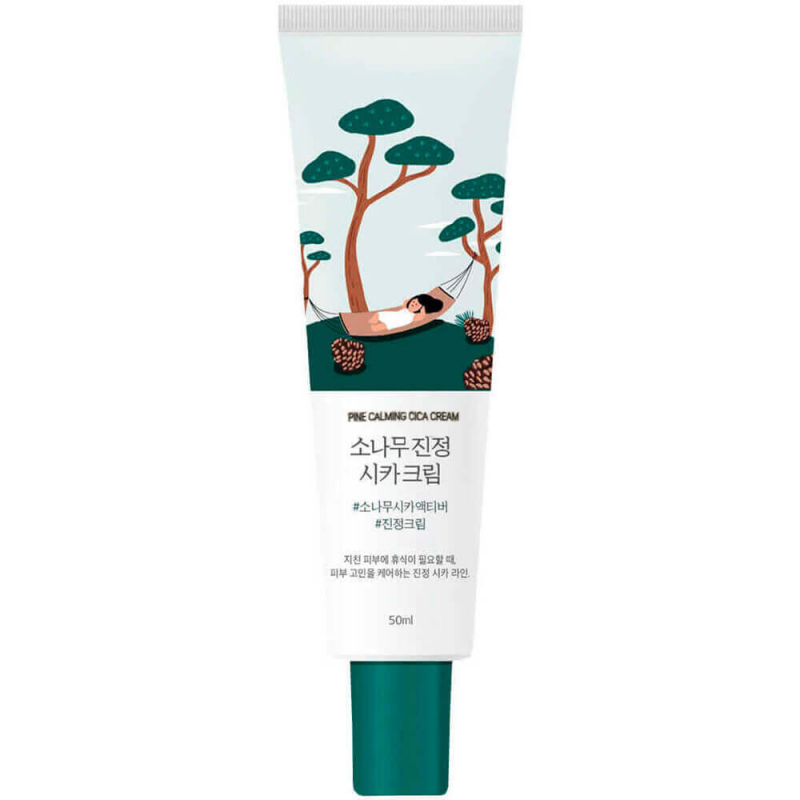 Крем с экстрактами сосны и центеллы для проблемной кожи Роунд лаб Round Lab Pine Calming Cica Cream 50мл