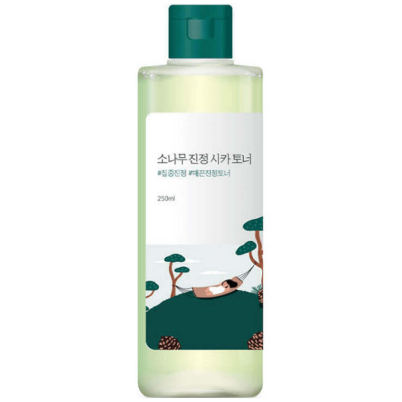 Тоник с экстрактами сосны и центеллы для проблемной кожи Роунд лаб Round Lab Pine Calming Cica Toner 250мл