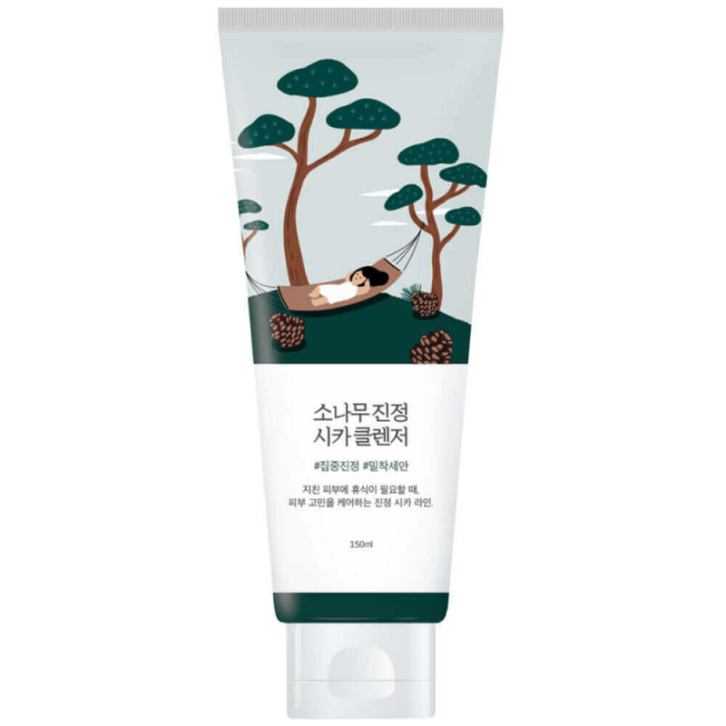 Пенка с экстрактом сосны и центеллы для проблемной кожи Роунд лаб Round Lab Pine Calming Cica Cleanser 150мл