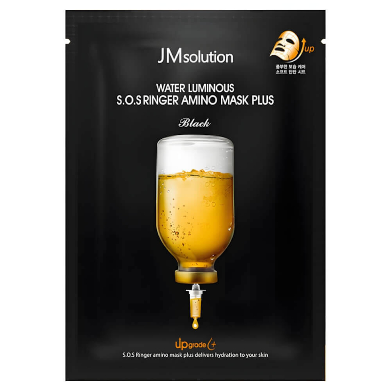 Укрепляющая маска с аминокислотами JM Solution Water Luminous S.O.S. Ringer Amino Mask Black