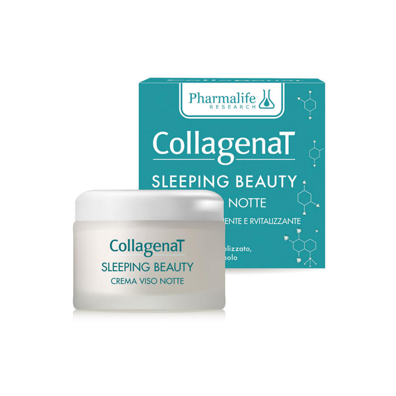 CollagenaT Sleeping beauty Crema Viso Night Face Cream Крем ночной питательный, восстанавливающий с морским коллагеном и ретинолом