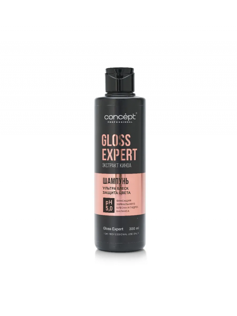 Concept Шампунь для блеска и восстановления волос Gloss Expert 300 мл
