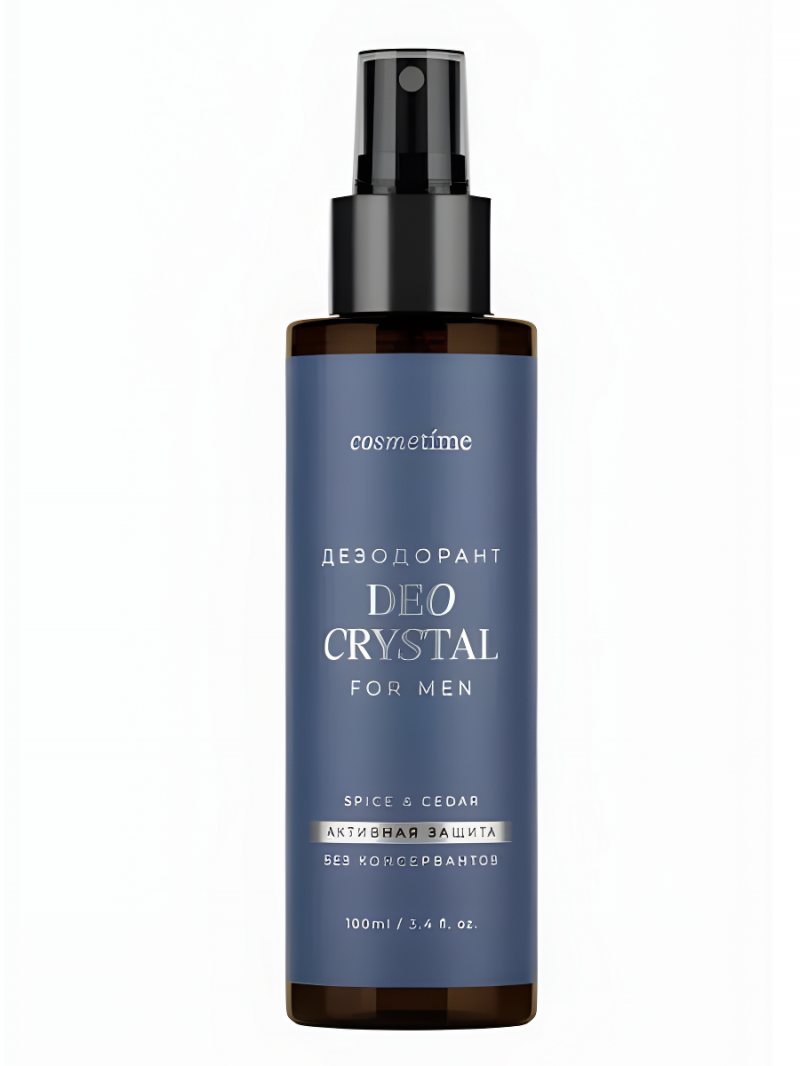 Cosmetime Дезодорант FOR MEN Специи & кедр, 100 мл