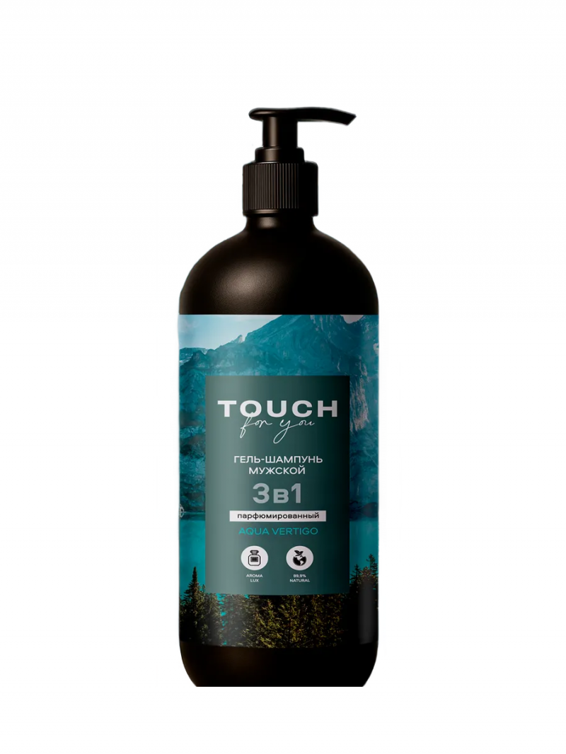 Гель-шампунь 3в1 мужской Touchforyou 